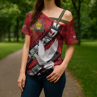 Personalised Tonga ANZAC 1915-2026 Filmstrip Cross Shoulder Shirt Lest We Forget 25 April