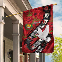 Personalised Tonga ANZAC 1915-2026 Filmstrip Garden Flag Lest We Forget 25 April