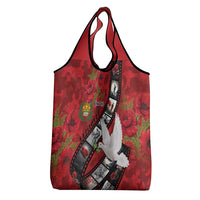 Personalised Tonga ANZAC 1915-2026 Filmstrip Grocery Bag Lest We Forget 25 April