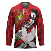 Personalised Tonga ANZAC 1915-2026 Filmstrip Hockey Jersey Lest We Forget 25 April