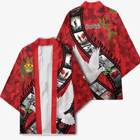 Personalised Tonga ANZAC 1915-2026 Filmstrip Kimono Lest We Forget 25 April