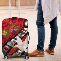 Personalised Tonga ANZAC 1915-2026 Filmstrip Luggage Cover Lest We Forget 25 April