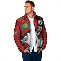 Personalised Tonga ANZAC 1915-2026 Filmstrip Padded Jacket Lest We Forget 25 April