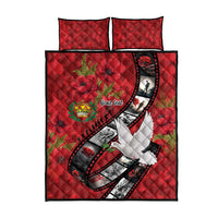 Personalised Tonga ANZAC 1915-2026 Filmstrip Quilt Bed Set Lest We Forget 25 April