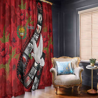 Personalised Tonga ANZAC 1915-2026 Filmstrip Window Curtain Lest We Forget 25 April