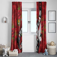 Personalised Tonga ANZAC 1915-2026 Filmstrip Window Curtain Lest We Forget 25 April