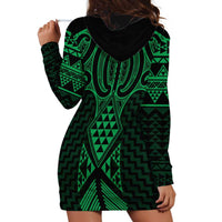 Kakariki Maori Ta Moko Poutama Art Hoodie Dress