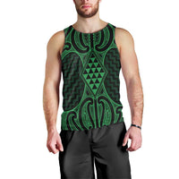 Kakariki Maori Ta Moko Poutama Art Men Tank Top