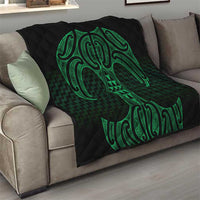 Kakariki Maori Ta Moko Poutama Art Quilt