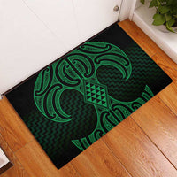 Kakariki Maori Ta Moko Poutama Art Rubber Doormat LT9 - Polynesian Pride
