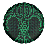 Kakariki Maori Ta Moko Poutama Art Spare Tire Cover