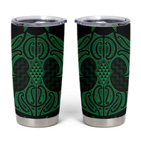 Kakariki Maori Ta Moko Poutama Art Tumbler Cup