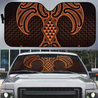 Karaka Maori Ta Moko Poutama Art Auto Sun Shade - Polynesian Pride