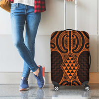 Karaka Maori Ta Moko Poutama Art Luggage Cover LT9 - Polynesian Pride
