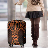 Karaka Maori Ta Moko Poutama Art Luggage Cover LT9 - Polynesian Pride