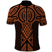 Karaka Maori Ta Moko Poutama Art Polo Shirt