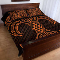 Karaka Maori Ta Moko Poutama Art Quilt Bed Set