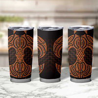 Karaka Maori Ta Moko Poutama Art Tumbler Cup