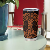 Karaka Maori Ta Moko Poutama Art Tumbler Cup