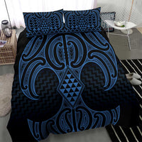 Kikorangi Maori Ta Moko Poutama Art Bedding Set