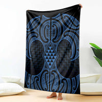 Kikorangi Maori Ta Moko Poutama Art Blanket