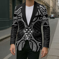 Ma Maori Ta Moko Poutama Art Blazer - Polynesian Pride