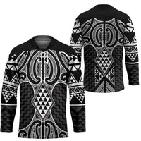 Ma Maori Ta Moko Poutama Art Hockey Jersey LT9 - Polynesian Pride