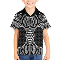 Ma Maori Ta Moko Poutama Art Kid Hawaiian Shirt