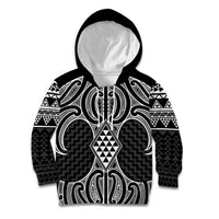 Ma Maori Ta Moko Poutama Art Kid Hoodie