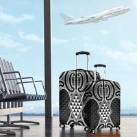 Ma Maori Ta Moko Poutama Art Luggage Cover LT9 - Polynesian Pride