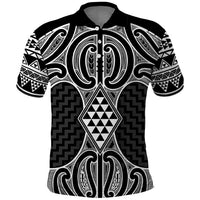 Ma Maori Ta Moko Poutama Art Polo Shirt