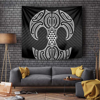 Ma Maori Ta Moko Poutama Art Tapestry