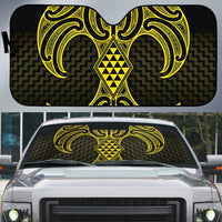Mahi-dawg Maori Ta Moko Poutama Art Auto Sun Shade - Polynesian Pride