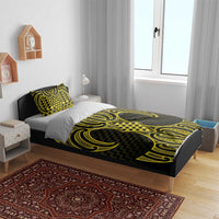 Mahi-dawg Maori Ta Moko Poutama Art Bedding Set