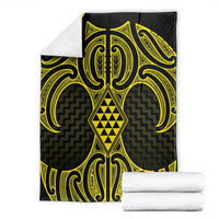 Mahi-dawg Maori Ta Moko Poutama Art Blanket