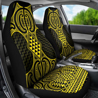 Mahi-dawg Maori Ta Moko Poutama Art Car Seat Cover