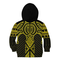 Mahi-dawg Maori Ta Moko Poutama Art Kid Hoodie