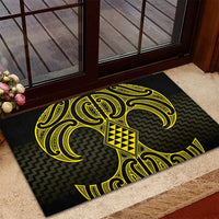 Mahi-dawg Maori Ta Moko Poutama Art Rubber Doormat LT9 - Polynesian Pride