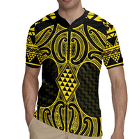 Mahi-dawg Maori Ta Moko Poutama Art Rugby Jersey
