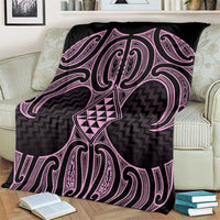 Mawhero Maori Ta Moko Poutama Art Blanket