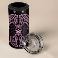 Mawhero Maori Ta Moko Poutama Art 4 in 1 Can Cooler Tumbler