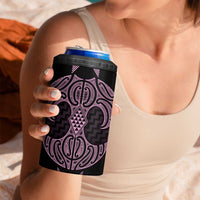 Mawhero Maori Ta Moko Poutama Art 4 in 1 Can Cooler Tumbler