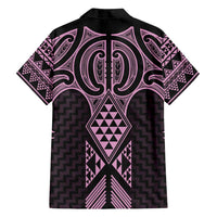 Mawhero Maori Ta Moko Poutama Art Family Matching Long Sleeve Bodycon Dress and Hawaiian Shirt
