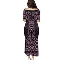 Mawhero Maori Ta Moko Poutama Art Family Matching Puletasi and Hawaiian Shirt