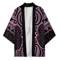 Mawhero Maori Ta Moko Poutama Art Kimono - Polynesian Pride