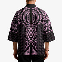Mawhero Maori Ta Moko Poutama Art Kimono - Polynesian Pride