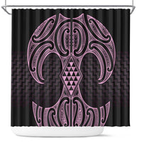 Mawhero Maori Ta Moko Poutama Art Shower Curtain