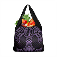 Waiporoporo Maori Ta Moko Poutama Art Grocery Bag