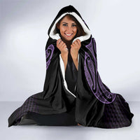 Waiporoporo Maori Ta Moko Poutama Art Hooded Blanket