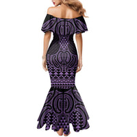 Waiporoporo Maori Ta Moko Poutama Art Mermaid Dress